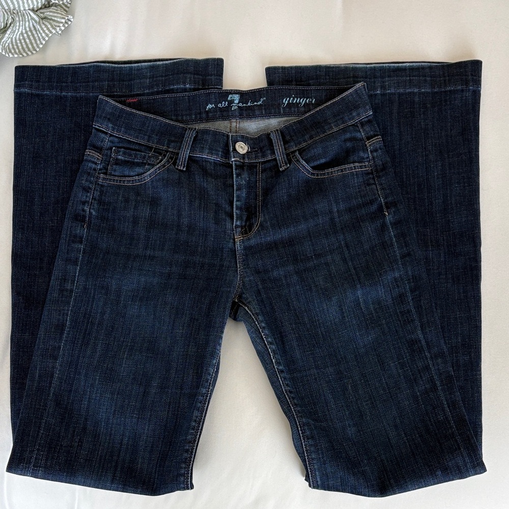7 For All Mankind Dark Indigo Women's Boot Cut Jeans